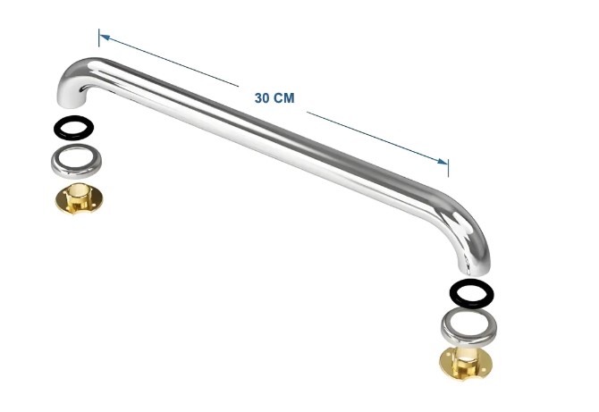 BARRA DE APOIO PEROLA 30CM